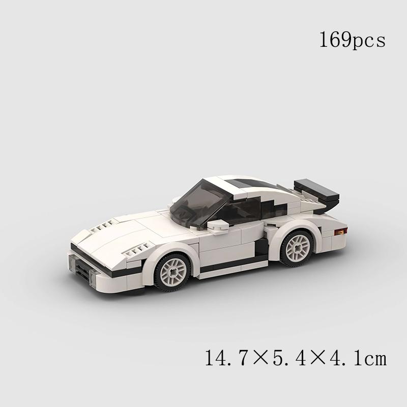 MOC Classical Speed Old Car City Super Racer Model Building Blocks Technical Sports Racing Vehicle Bricks Christmas gift Kid Toy