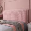 Super Soft All -Inclusive Quilted Bed Head Cover Solid Color Thicken Velvet Headboard Cover Washable Bed Back Protector Covers