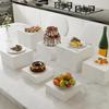 Modern Look Acrylic Buffet Riser Food Display Stand with Hollow Bottoms for Home Kitchen And Dining Room Decor Kitchen Tool