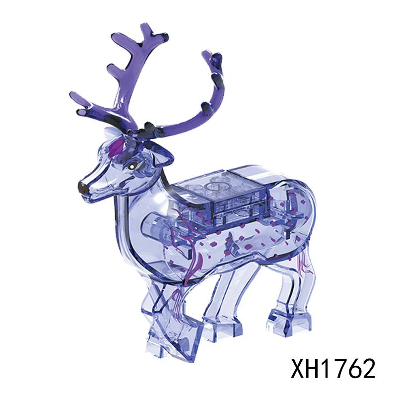 Magic Movies Medieval Animal Figure Building Blocks Dragon Elk Wild Boar Bighorn Sheep Dog Mini Model Bricks Toys DIY Kids Gifts