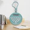 Mini Calculator Pendant Student Portable Stationery Keychain Silent Button Small Round Calculator