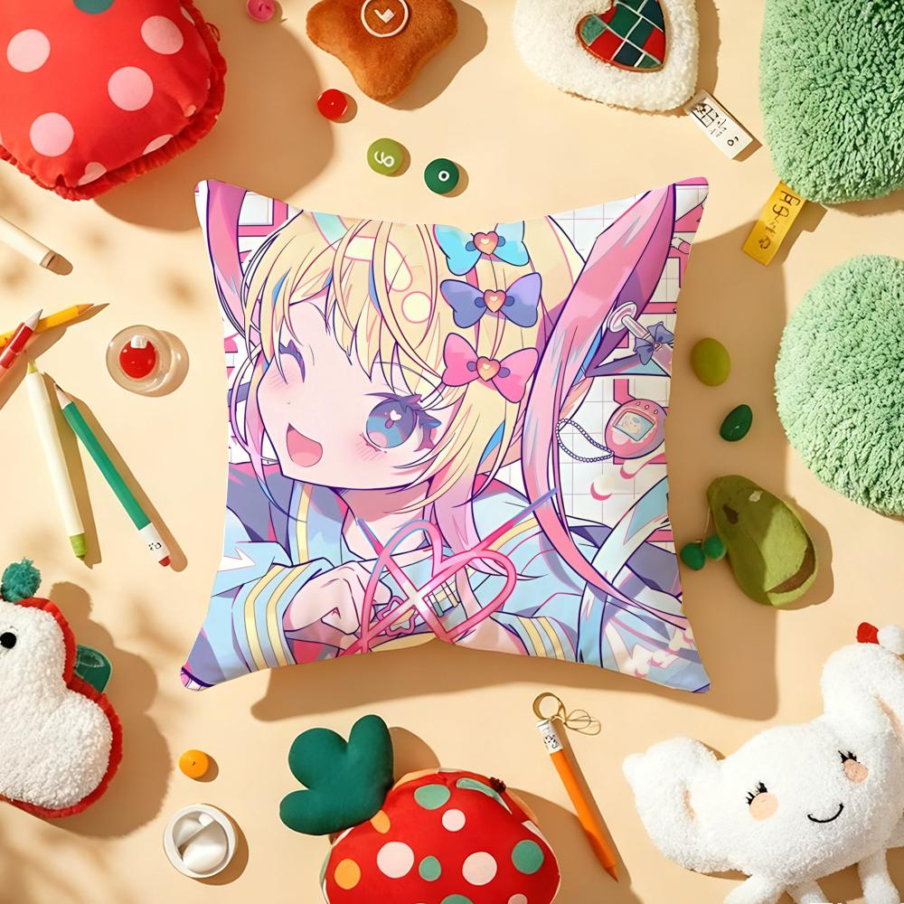 Needy Girl S-Streamer O-Overloa Cushion Cover Plush Fabric Soft Double-Sided Printed Sofa Warm Winter Home Gift Pillow Cover