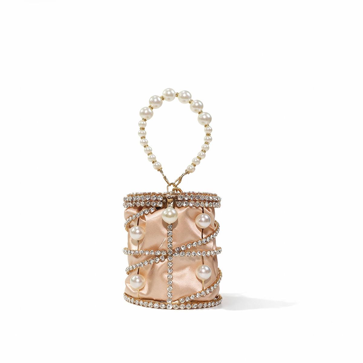 2026 Women`s Pearl Bird Cage Bag