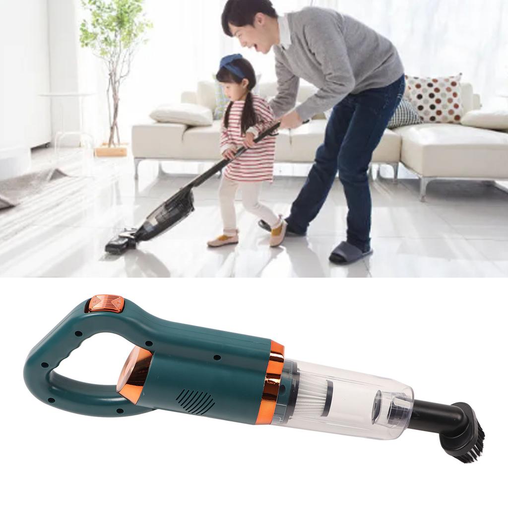 Kabelloser Staubsauger Leichter Stabstaubsauger mit 8500PA Starker Saugkraft 500ml Staubbehälter Handstaubsauger für Hartboden Teppich