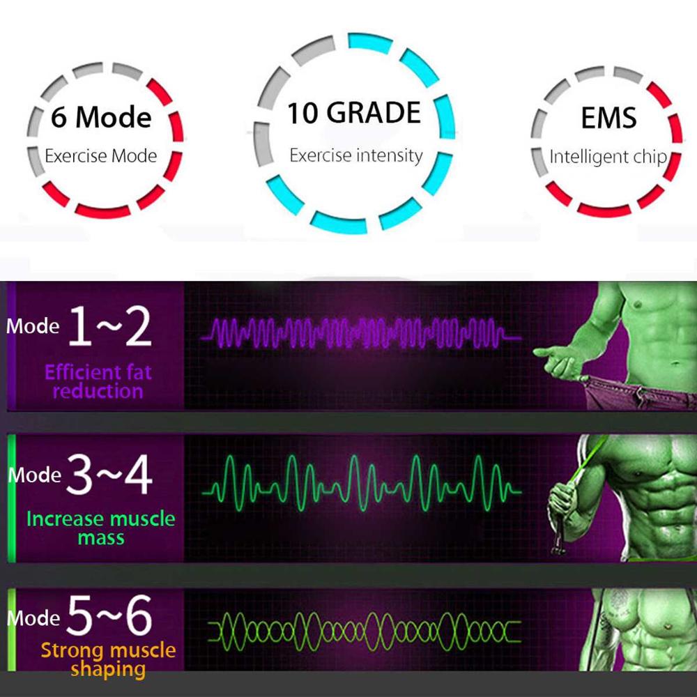 Vibration Fitness Massager Abdominal Muscle Stimulator Toner Home Gym Electrostimulation ABS Trainer EMS Training Apparatus