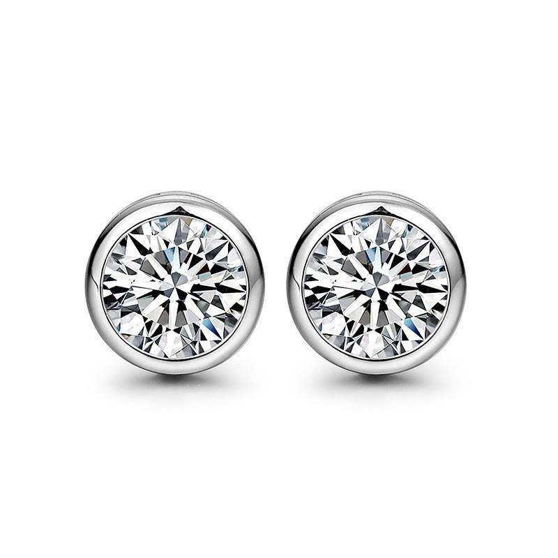 

Мужские модные серьги-пусеты из стерлингового серебра 925 пробы с черным драгоценным камнем - европейский и американский минималистичный стиль