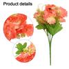 Home Decoration Silk Flowers Monitor Brightness Offices