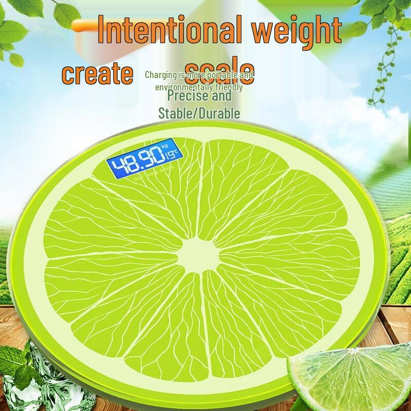 Jinmiao Lemon Round Digital Body Fat Scale