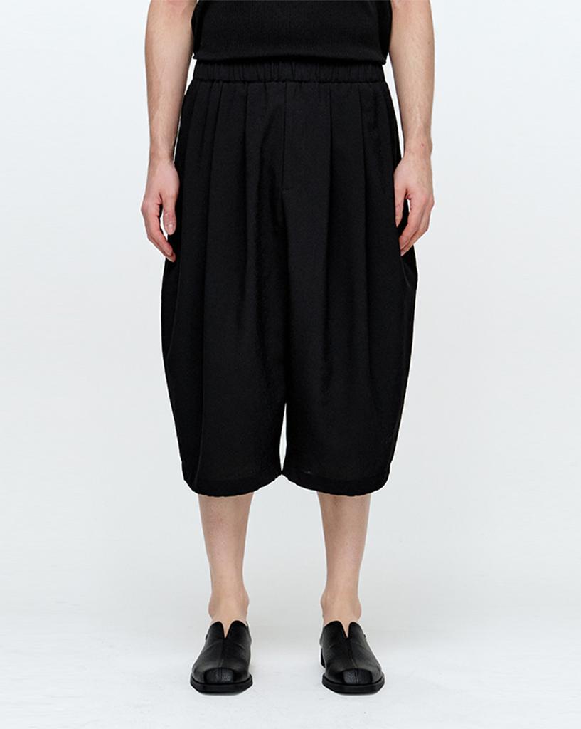 Giosngio Volume Baggy Pants Black Zi3Pt310Bk