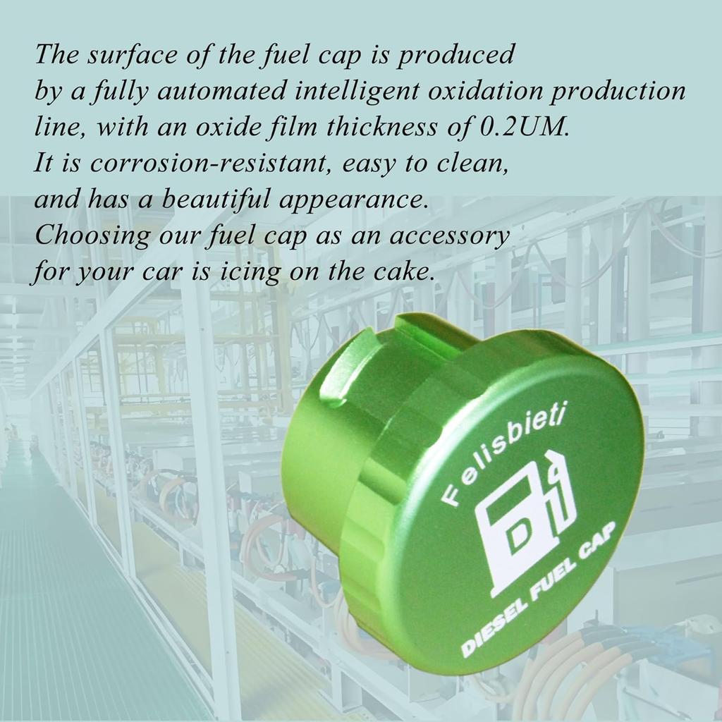 Ram Diesel Fuel Cap - Aluminum Magnetic, For      2024 2025 Dodge Ram 1500 2500 3500 Diesel Fuel Tank Cover-Ram Accessories