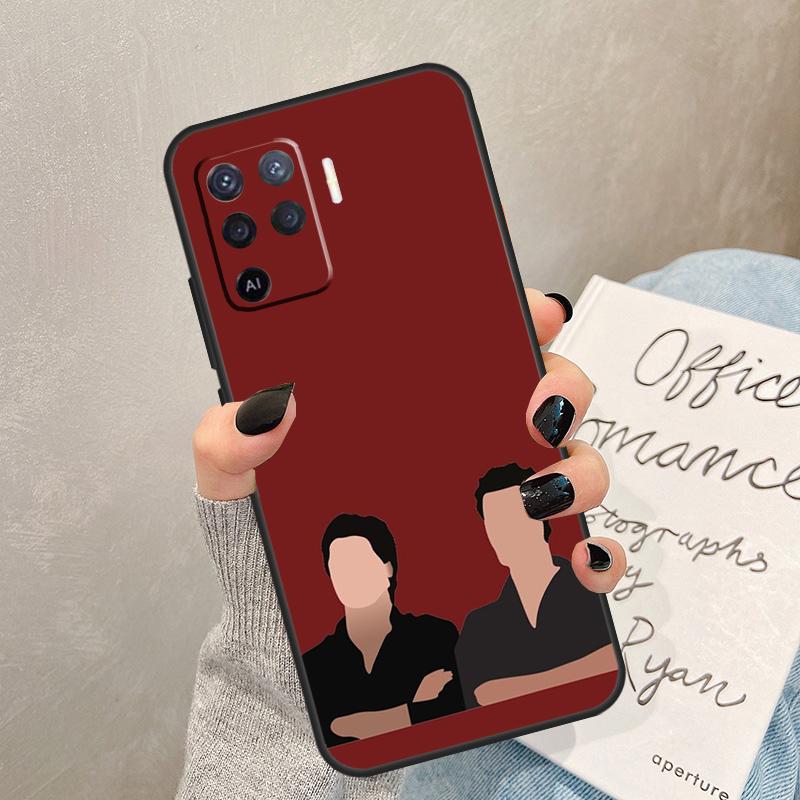 

Salvatore Brothers Damon Stefan Case For Oppo A78 A98 A18 A38 A58 A60 A80 A40 A77 A57 A17 A74 A54 A94 A96 A76 A16 A15 A5 Pro OPPO A16