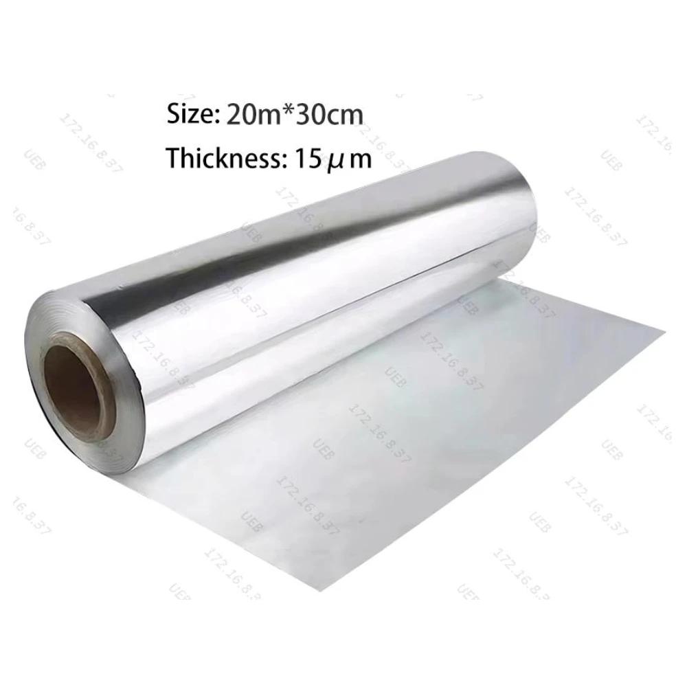 1-5 pachete de hârtie din folie de aluminiu de calitate alimentară, de unică folosință, rolă de folie de tablă, friteuză cu aer, folie de tablă, cuptor, grătar, hârtie de copt, gadgeturi de bucătărie