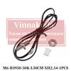 B3950 10K 50K 100K 1% NTC thermistor waterproof temperature sensor M6 threaded stainless steel  L500MM