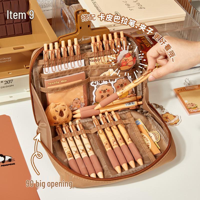 Wuji Kapibala 12vrstvý vysoce kapacitní multifunkční studentský penál