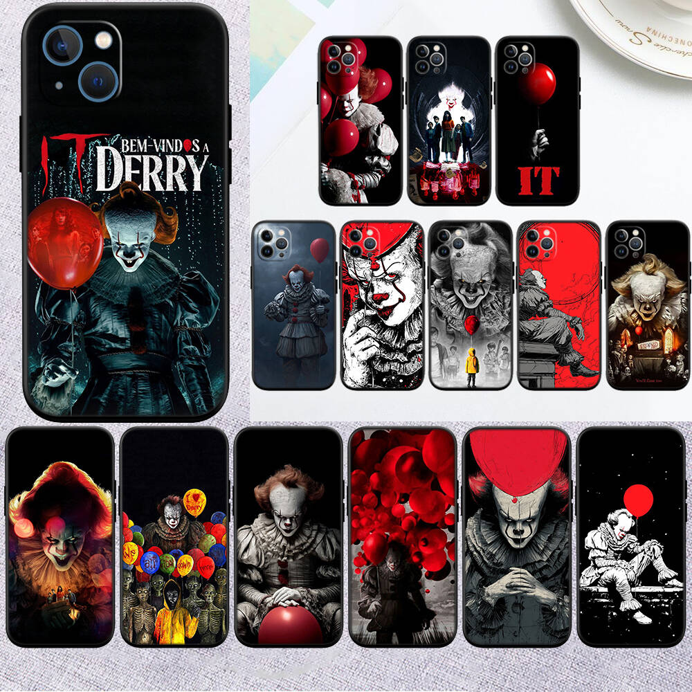 MH72 It Clown Phone Shell Case for Redmi Note 12 12S 12C 13 13C 13R 14 14S 14R 14C Pro Max Plus A3 A3X A4 A5 11A 13X