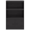 Sideboard Black 67 x 39 x 107 cm Steel