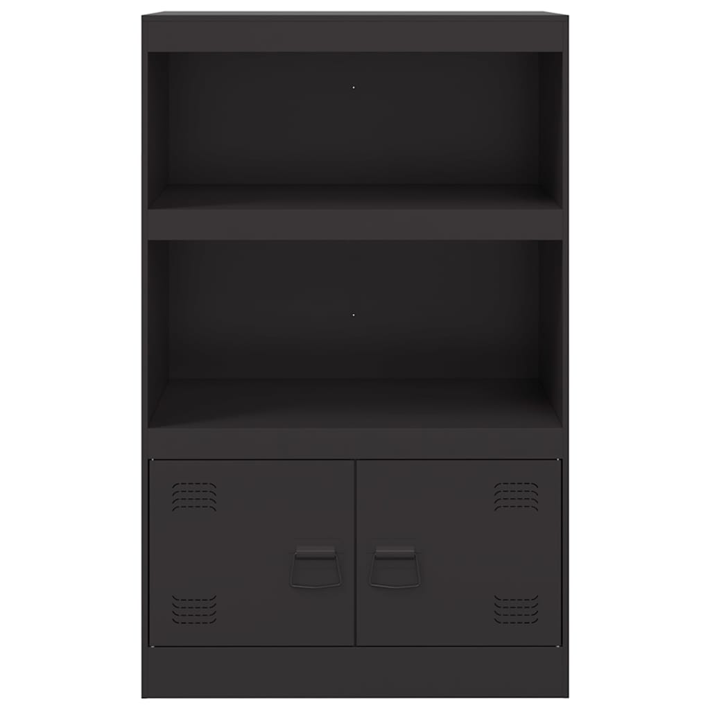Sideboard Black 67 x 39 x 107 cm Steel