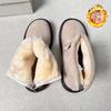 Non-slip thick-soled snow boots for women, winter velvet and thickened new models, warm one-pedal cotton shoes for women