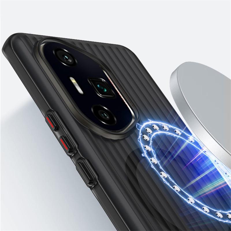 Anwendbar für Honor 111 Handyhülle magnetische Saugung mate11pro Eisnebel geriffeltes Muster 11promax Wärmeableitung Pura11
