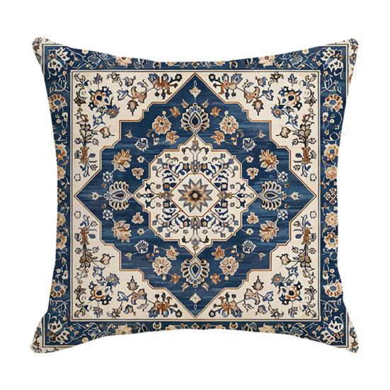 Boho Throw Pillow Covers, 18 x 18 Inch Bohemia Ethnic Style Cushion Case, Decorative Pillowcase for Sofa Couch