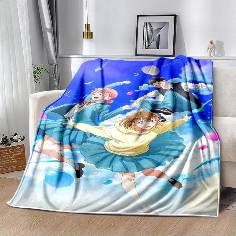 29 Style Blue Box Cartoon Ao No Hako Anime Blanket,Soft Throw Blanket for Home Bedroom Bed Sofa Picnic Travel Office Cover Kids