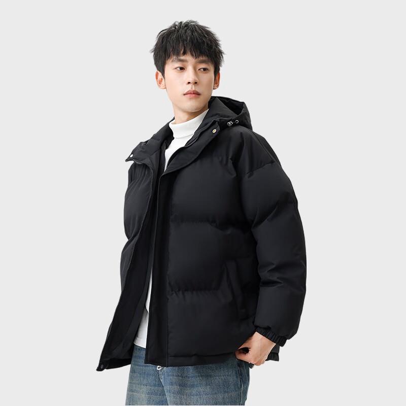 MEDE Herren Winterjacke mit Kapuze, wasserabweisend und gefüttert