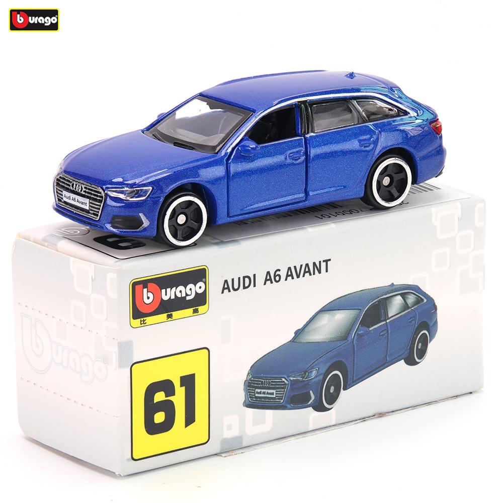 AABHT1 Bburago 1965 PONTIAC GTO Bugatti Lamborghini Cadillac Benz BMW Scale Car Model Replica Collection Kids Xmas Gift Toys for Boys