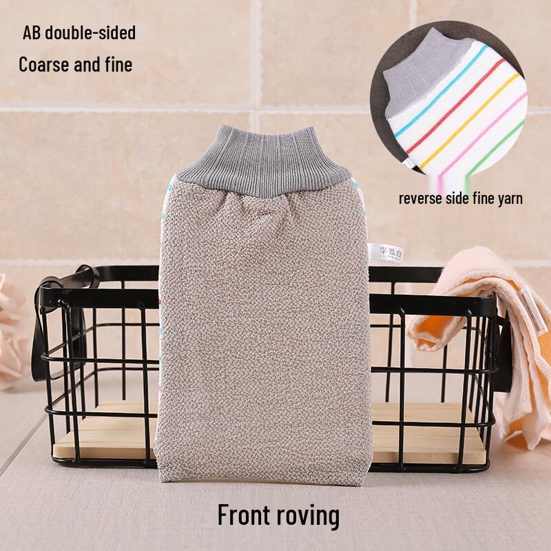 Dual-Sided Exfoliating Bath Scrubber Mitt