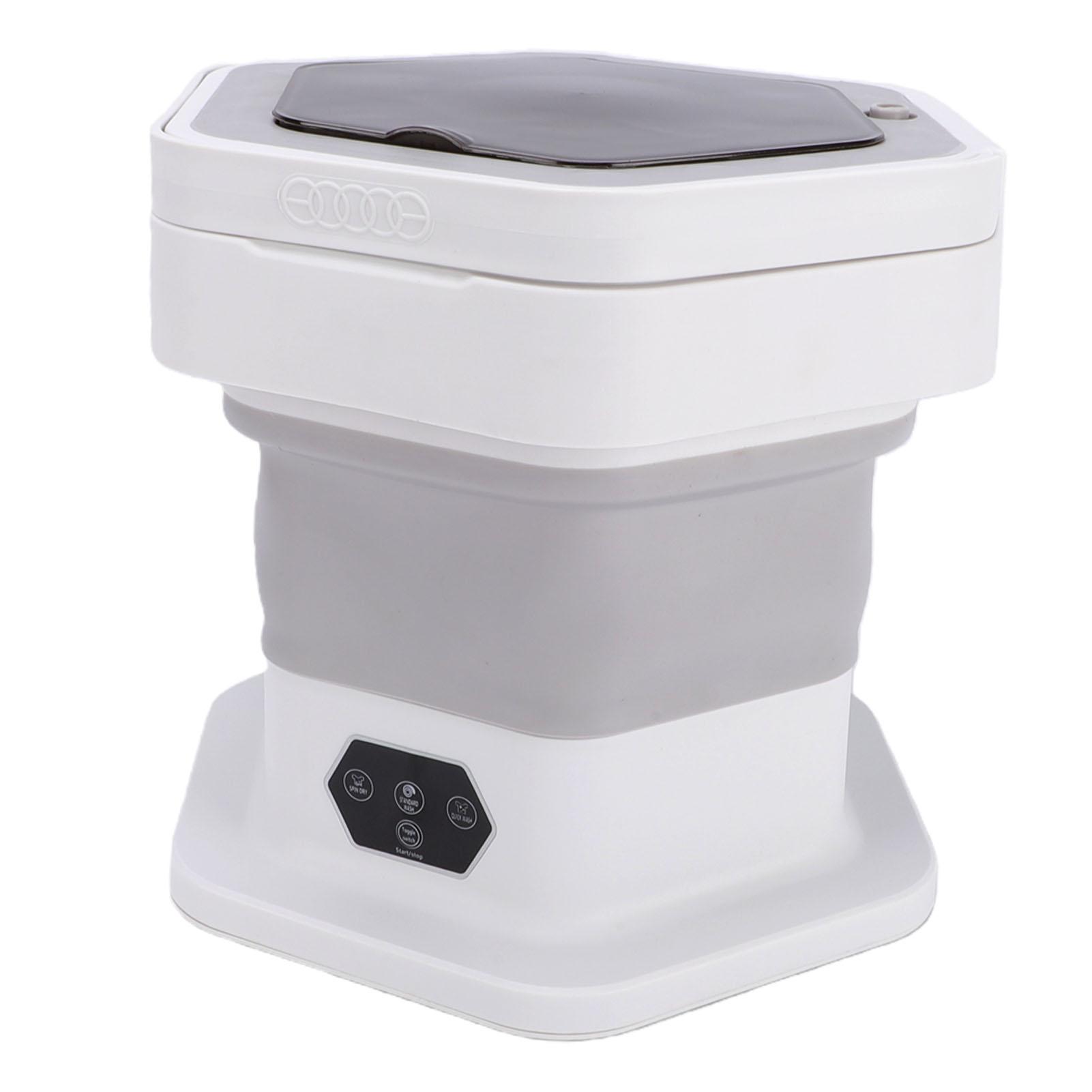 

Folding Washing Machine 8L 60W Small Foldable Baby Clothes Washer Portable Laundry Machine for Travel Dormitory Apartment Camping