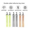 Safety Reflector Cycling Keychain Reflective Pendants Bag Safety Marker