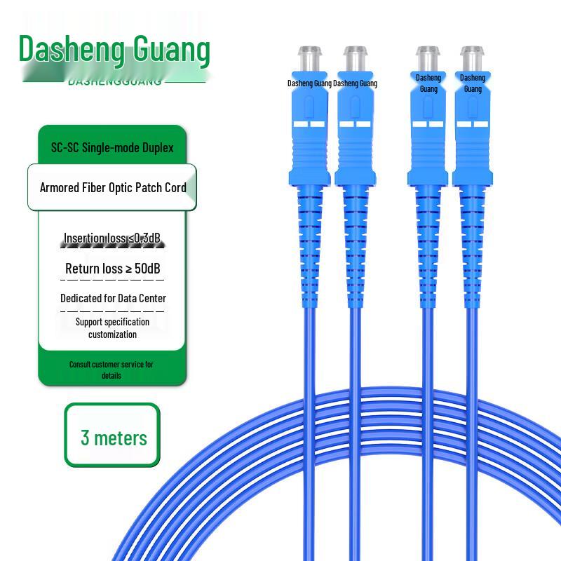 

Dasheng Light Telecom-Grade Armored Fiber Patch Cord