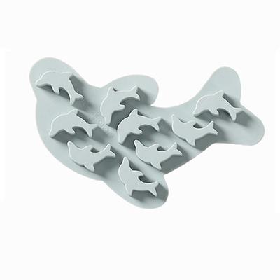 Stampo per cubetti di ghiaccio in silicone creativo Stampo per cioccolato con delfino carino Stampo per cubetti di ghiaccio Stampo per caramelle