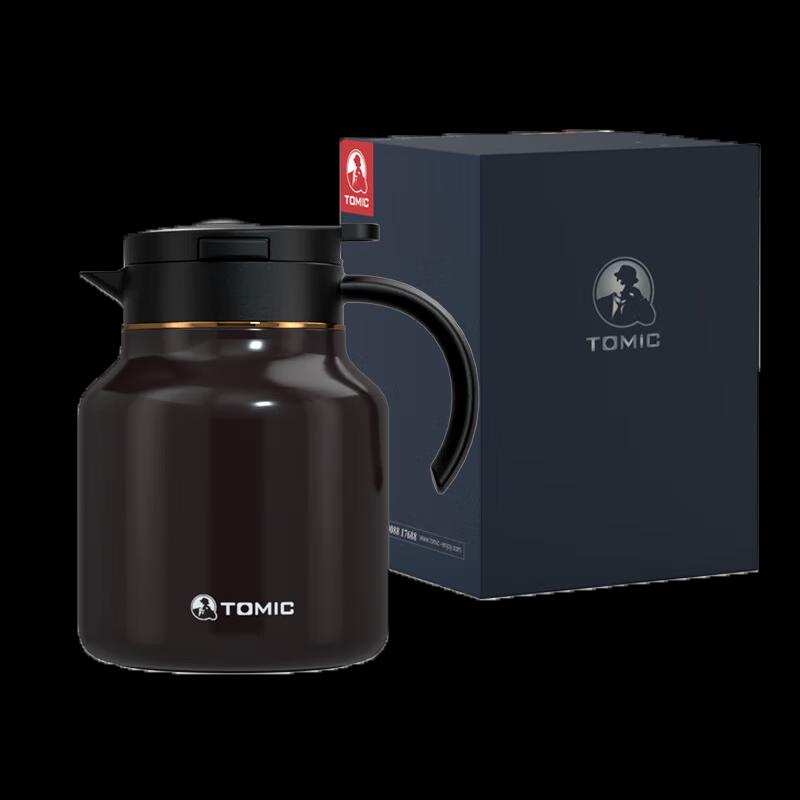 TOMIC TQ89001AF 1L Ceramic Lined Insulated Tea Pot