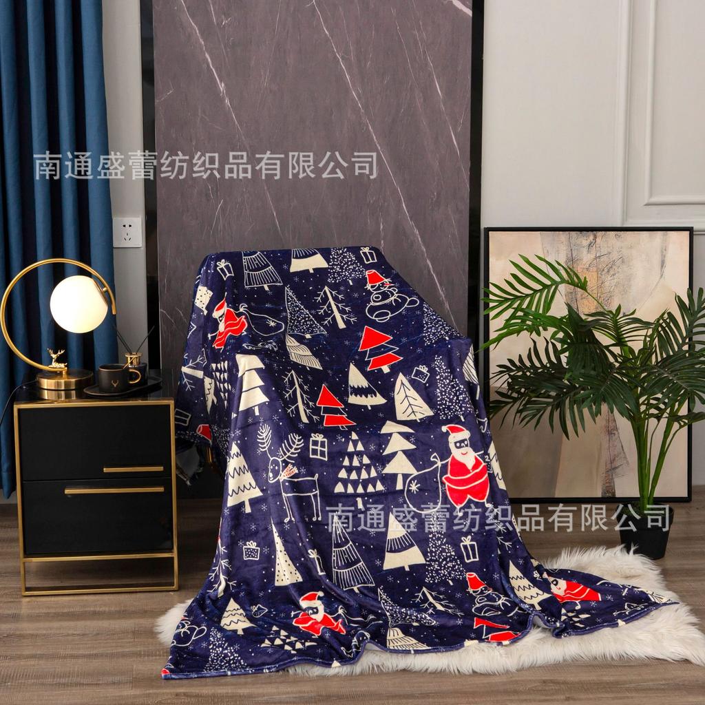3D Digital Printing Flannel Blanket Sofa Blanket Blanket Single Layer Thickening