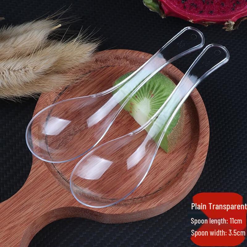 Individually Wrapped Disposable Plastic Spoons