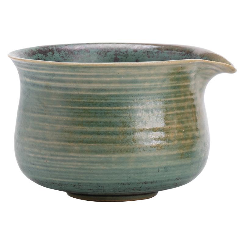 Japanese Style Ceramic Matcha Bowl High Temperature Resistant Kiln Discoloration Matcha Brewing Cup Kung Fu Tea Set Accessories