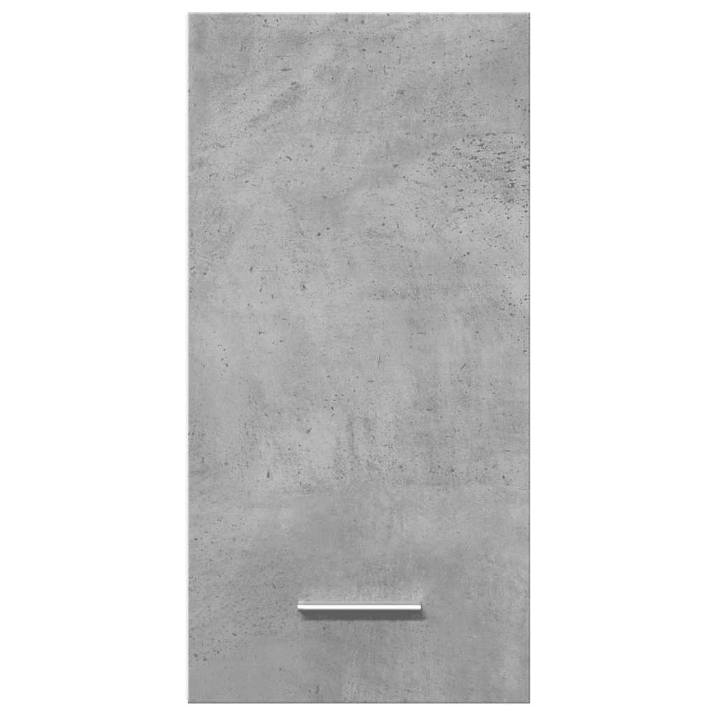 Living room hanging cabinet, wall mounted storage cabinet, multifunctional entryway storage cabinet, Lyon concrete gray 30x31x60 cm wood composite