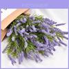 Lavender Artificial Flower Garden Decor With Pouring Craft For Home Office Hotel Arrangement