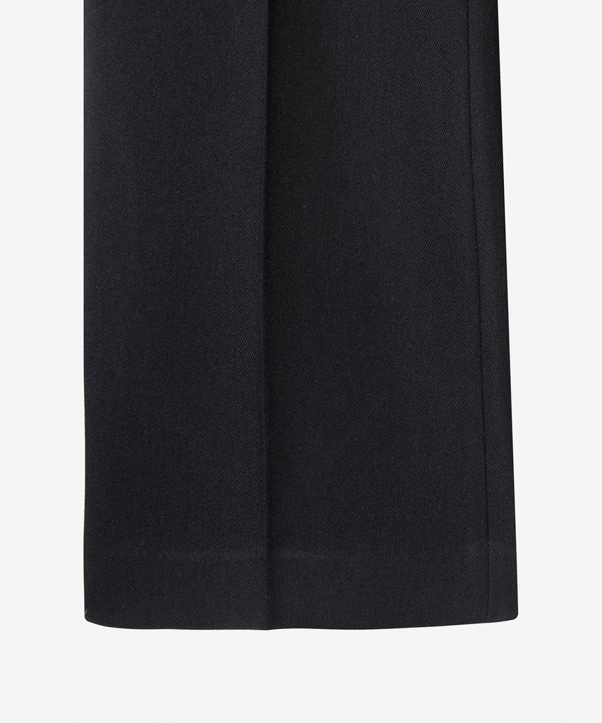 MINDBRIDGE [Couture] Semi-Wide Twill Elastic Waist Pants - 2 Colors