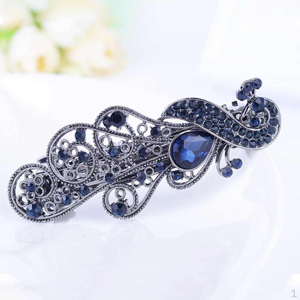 

Barrette Accessories Hairpin Clip for Daily Wear Women 658 Blue