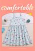 Summer European-American Girls' Cartoon Strappy Princess Dress - Round Neck