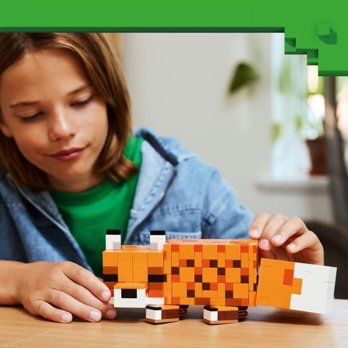 LEGO Minecraft 21588 La Volpe - Gioco 3D Ragazzo o Ragazza dai 10 anni in su - Statuetta di Animale