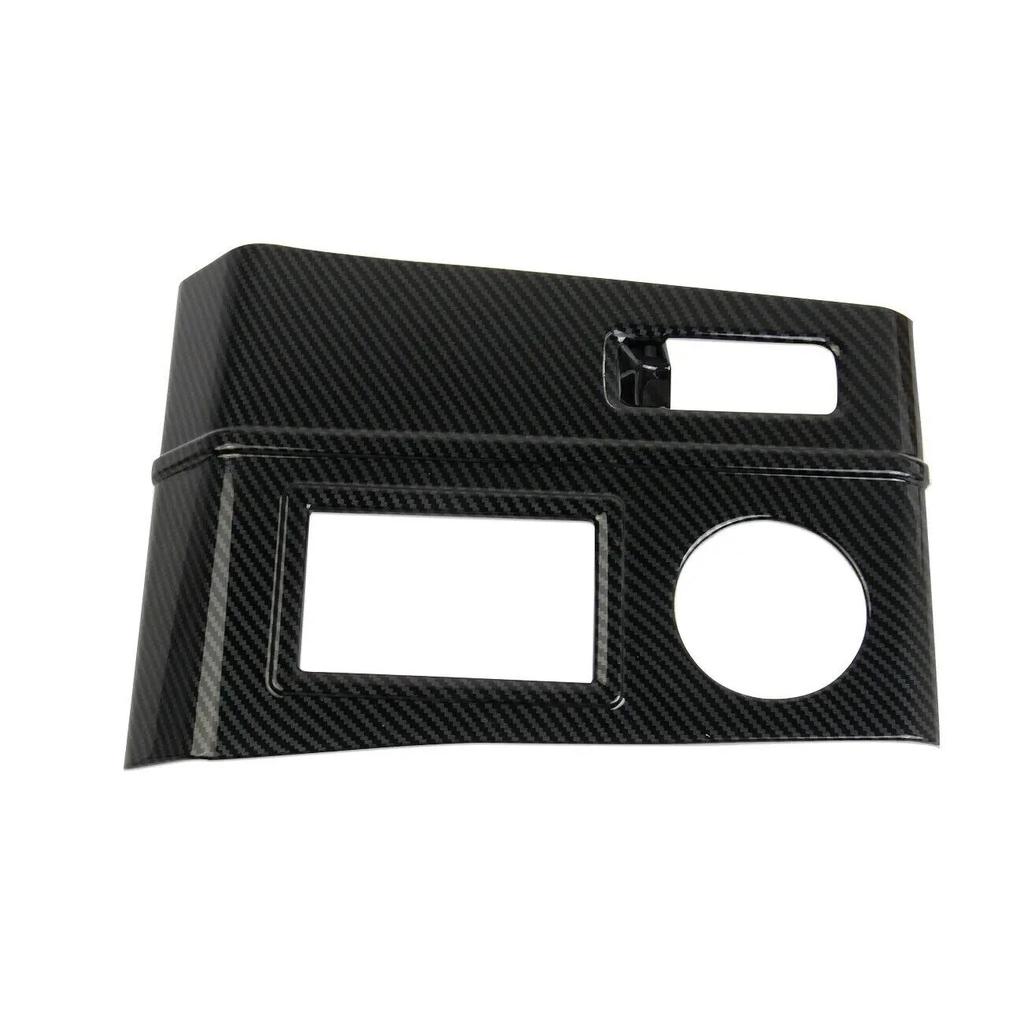 Carbon Fiber Central Control Gear Shift Panel trim for Mitsubishi Outlander 2022 Auto Accessories