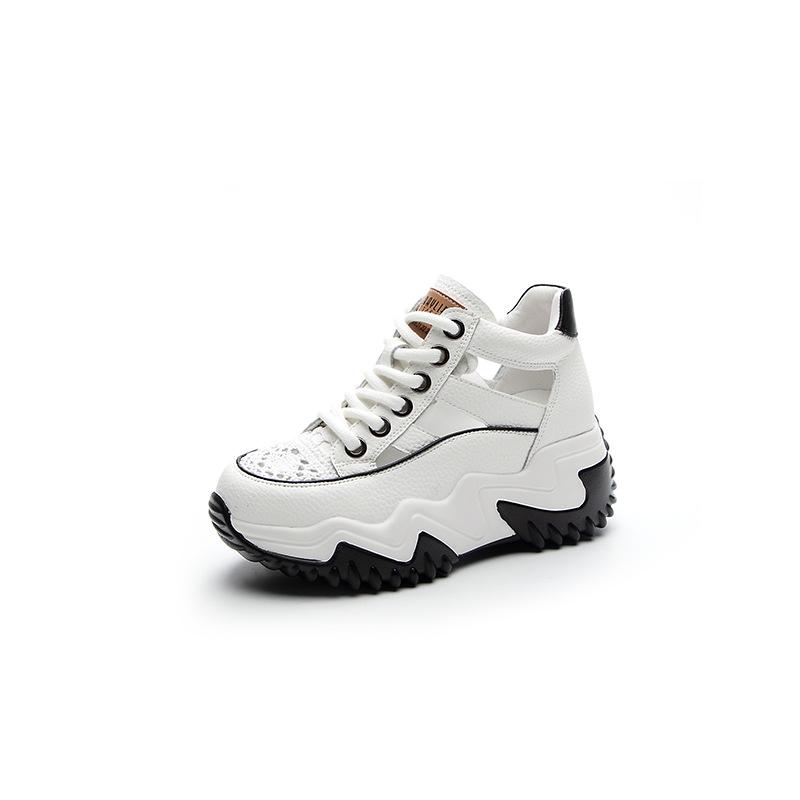 Women's 2024 Spring/Summer Thick-Soled Breathable Sandals & Slippers, Height-Boosting, Versatile Design