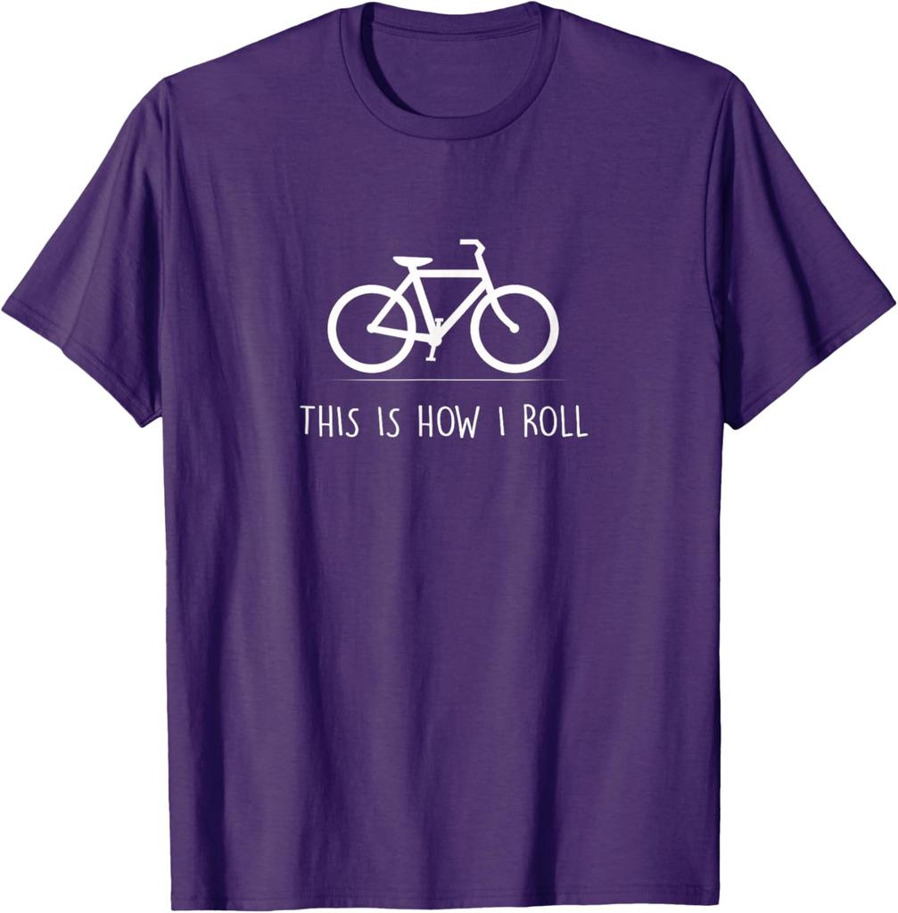 This Is How I Roll TShirt Funny Cycling Bicycle Gift TShirt Casual Sport Cycling Tee