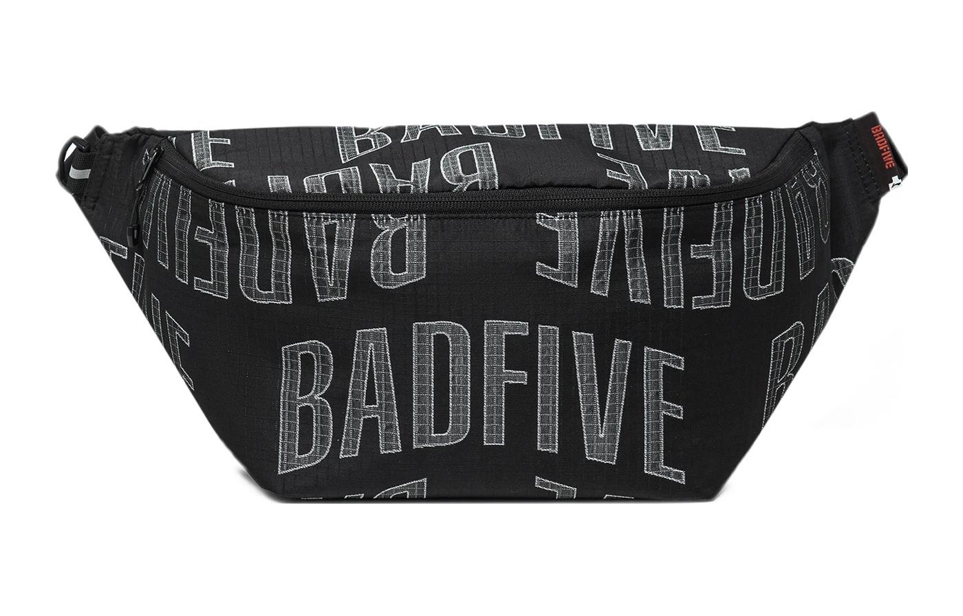 Li Ning Polyester One Shoulder Crossbody Sling Bag Regular Unisex Black Jacquard ABDT283-3