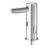 Touchless Bathroom Sink Faucet, Automatic Motion Sensor Restroom Toilet Faucet, Hands Free Adjustable Cold Hot Single Handle Water Mixer Battery