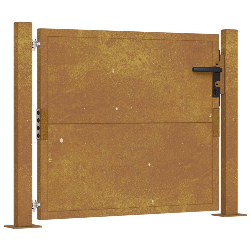 Garden Gate 100x75 Cm Corten Steel