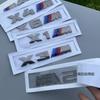 5,5 cm för M-logotyp ny grå ABS-dekal bakluckemärke för BMW M330i M340i M430i M440i M530i M540i M550i dekorationstillbehör.