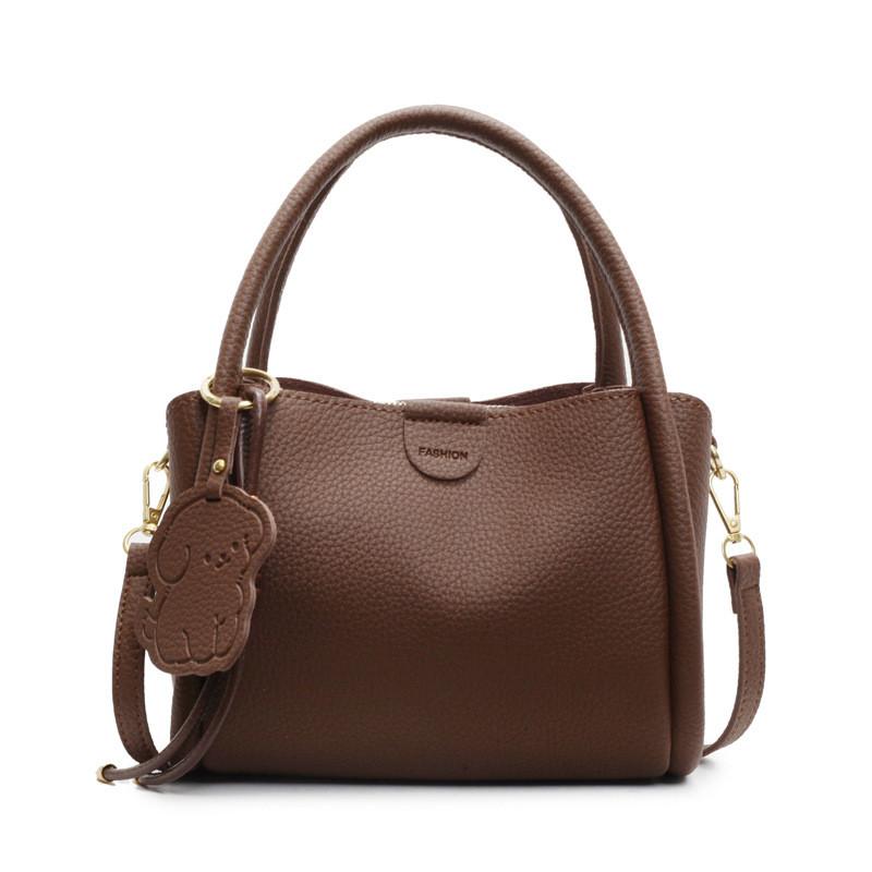 IELGY Niche Simple Hand-Carrying Bucket Bag Fashionable Shoulder Messenger Bag